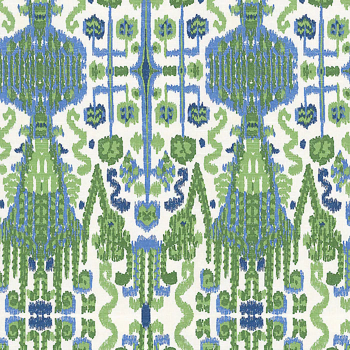 Throw Pillow in Ikat Believe It - Kelly