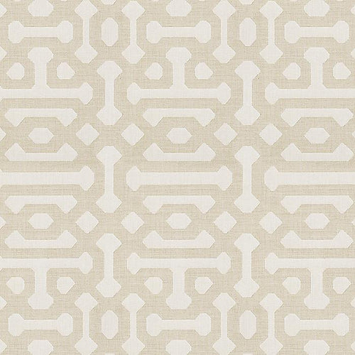 Boudoir Pillow in Sunbrella® Fretwork - Flax