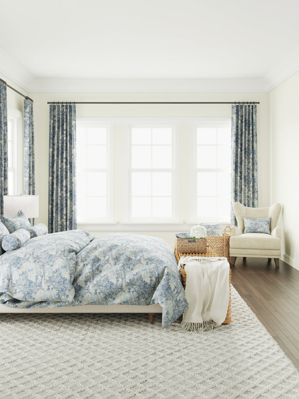 Country Toile - Sapphire